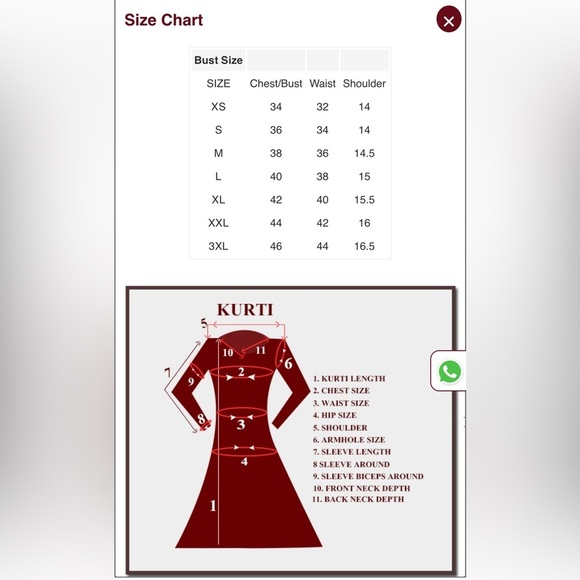 Vahson Handmade Short Chikan Cotton Kurti Embroidered Womens Sz Large White NEW - Picture 7 of 15